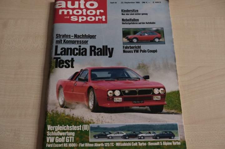 Deckblatt Auto Motor und Sport (19/1982)